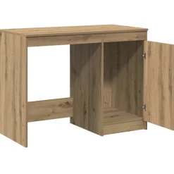 VIDAXL - Bureau chêne artisanal 100x50x76 cm bois d'ingénierie