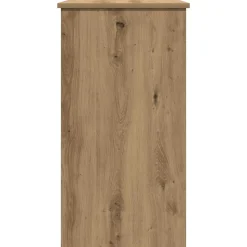 VIDAXL - Bureau chêne artisanal 80x40x75 cm bois d'ingénierie