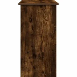 VIDAXL - Bureau chêne fumé 80x40x75 cm bois d'ingénierie