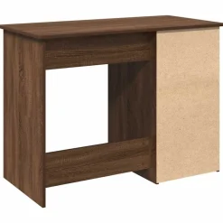 VIDAXL - Bureau chêne marron 102x50x75 cm bois d'ingénierie