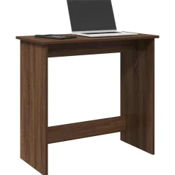VIDAXL - Bureau chêne marron 80x40x75 cm bois d'ingénierie