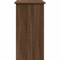 VIDAXL - Bureau chêne marron 80x40x75 cm bois d'ingénierie