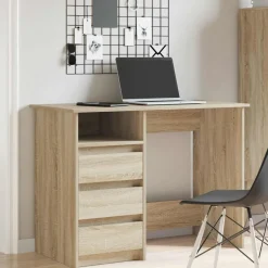 VIDAXL - Bureau chêne sonoma 102x50x75 cm bois d'ingénierie