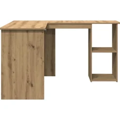 VIDAXL - Bureau d'angle chêne artisanal 120x140x75 cm bois d'ingénierie
