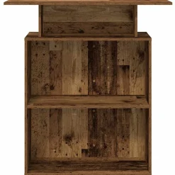 VIDAXL - Bureau de réception vieux bois 100x40x104 cm bois d'ingénierie