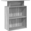 VIDAXL - Bureau de réception sonoma gris 100x40x104 cm bois ingénierie