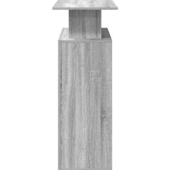 VIDAXL - Bureau de réception sonoma gris 100x40x104 cm bois ingénierie