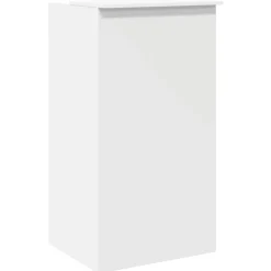 VIDAXL - Bureau de réception blanc 55x50x103,5 cm bois d'ingénierie