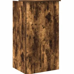 VIDAXL - Bureau de réception chêne fumé 55x50x103,5 cm bois d'ingénierie