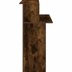 VIDAXL - Bureau de réception chêne fumé 100x50x103,5cm bois d'ingénierie