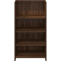 VIDAXL - Bureau de réception chêne brun 55x50x103,5 cm bois d'ingénierie