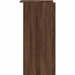 VIDAXL - Bureau de réception chêne brun 55x50x103,5 cm bois d'ingénierie