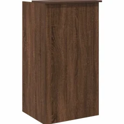 VIDAXL - Bureau de réception chêne brun 55x50x103,5 cm bois d'ingénierie