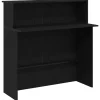 VIDAXL - Bureau de réception noir 100x50x103,5 cm bois d'ingénierie