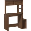 VIDAXL - Bureau et étagères chêne marron 100x45x140 cm bois d'ingénierie