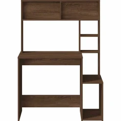 VIDAXL - Bureau et étagères chêne marron 100x45x140 cm bois d'ingénierie