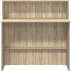 VIDAXL - Bureau réception chêne sonoma 100x50x103,5 cm bois d'ingénierie