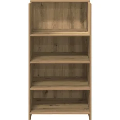 VIDAXL - Bureau réception chêne artisanal 55x50x103,5 cm bois ingénierie