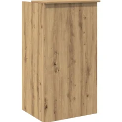 VIDAXL - Bureau réception chêne artisanal 55x50x103,5 cm bois ingénierie