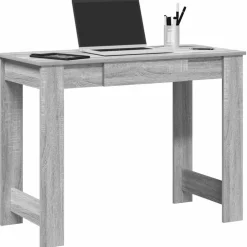 VIDAXL - Bureau sonoma gris 100x45x75 cm bois d'ingénierie