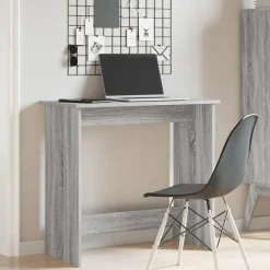 VIDAXL - Bureau sonoma gris 80x40x75 cm bois d'ingénierie