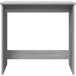 VIDAXL - Bureau sonoma gris 80x40x75 cm bois d'ingénierie