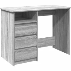 VIDAXL - Bureau sonoma gris 102x50x75 cm bois d'ingénierie