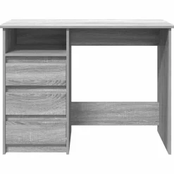 VIDAXL - Bureau sonoma gris 102x50x75 cm bois d'ingénierie