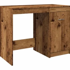 VIDAXL - Bureau vieux bois 100x50x76 cm bois d'ingénierie