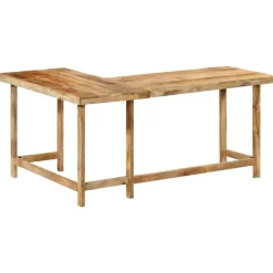 VIDAXL - Bureau 165x110x75 cm bois massif de manguier