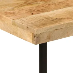 VIDAXL - Bureau 165x110x77 cm bois massif de manguier et fer