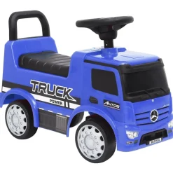 VIDAXL - Camion à pédales mercedes-benz bleu