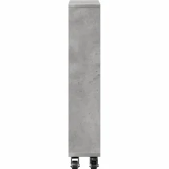 VIDAXL - Chariot de rangement étroit gris béton bois d'ingénierie