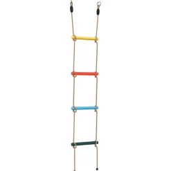 VIDAXL - Échelle de corde pour enfants avec 4 échelons multicolore