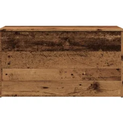 VIDAXL - Coffre de rangement vieux bois 84x42x46 cm bois d'ingénierie