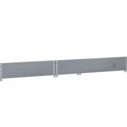 VIDAXL - Collier de palette gris 120x80 cm bois de pin solide