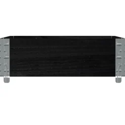 VIDAXL - Collier de palette noir 80x60 cm bois de pin solide