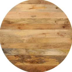 VIDAXL - Dessus de table ø 80x2,5 cm rond bois de manguier massif