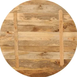VIDAXL - Dessus de table ø 80x2,5 cm rond bois de manguier massif