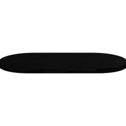 VIDAXL - Dessus de table marron foncé 120x60x4cm bois chêne massif ovale