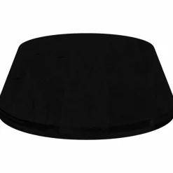 VIDAXL - Dessus de table marron foncé 140x60x4cm bois chêne massif ovale