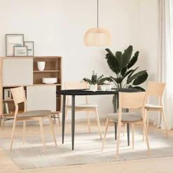 VIDAXL - Dessus de table 120x60x2 cm bois de chêne massif ovale