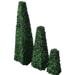 VIDAXL - Ensemble de 3 buis formés artificiels pyramidaux