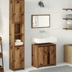 VIDAXL - Ensemble de meubles salle de bain 3 pcs bois d'ingénierie