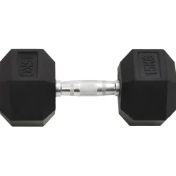 VIDAXL - Haltères 2 pcs 30 kg total fonte