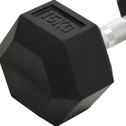 VIDAXL - Haltères 2 pcs 30 kg total fonte