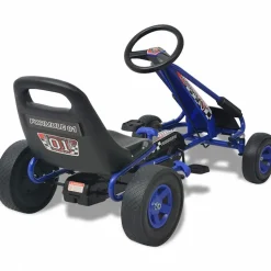 VIDAXL - Kart à pédale avec siège ajustable bleu