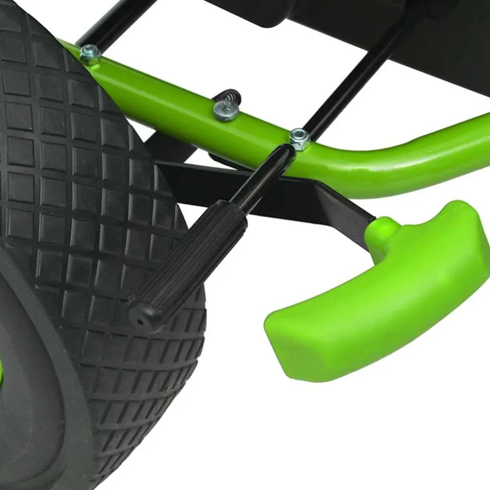 VIDAXL - Kart à pédale avec siège ajustable vert