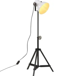 VIDAXL - Lampadaire 25 w blanc 35x35x65/95 cm e27