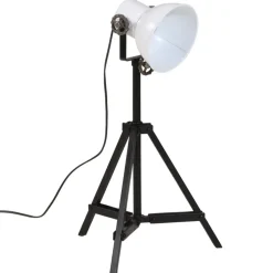 VIDAXL - Lampadaire 25 w blanc 35x35x65/95 cm e27
